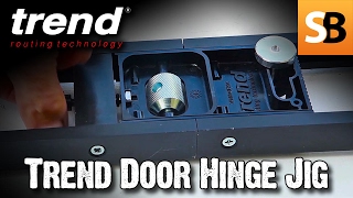Door Hanging Made Easy with Trend 2-Piece Hinge Jig