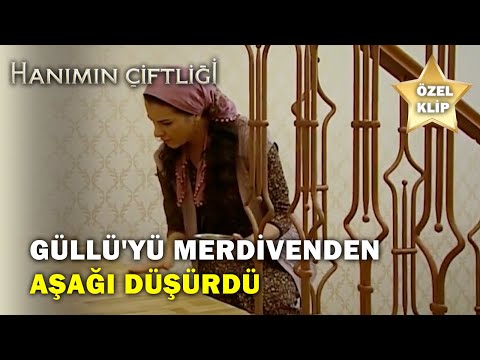 Gülizar, Güllü'yü Merdivenden Aşağı Düşürdü! - Hanımın Çiftliği Özel Klip