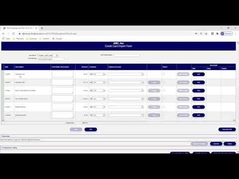 PN3 for Payables   Credit Card Reconciliation