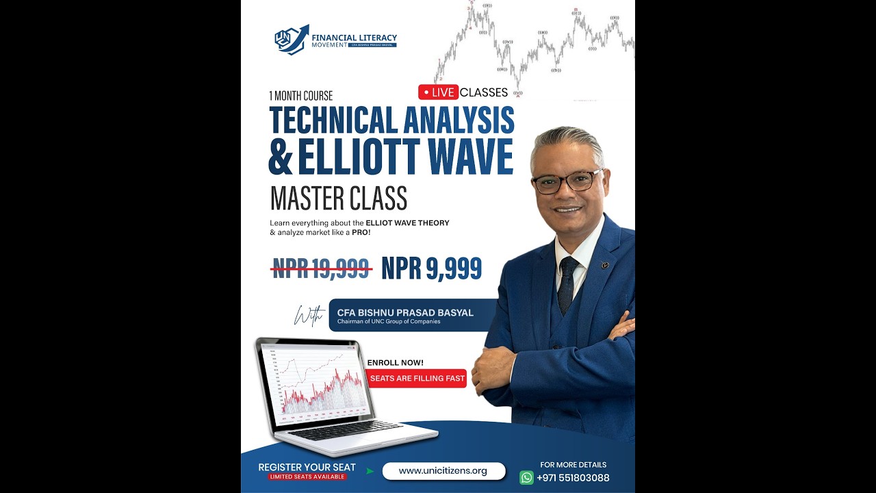 LIVE: Technical Analysis and Elliott Wave Masterclass with CFA Bishnu ...