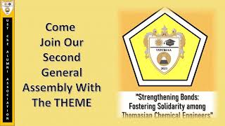 Teaser USTChEAA 2nd General Assembly