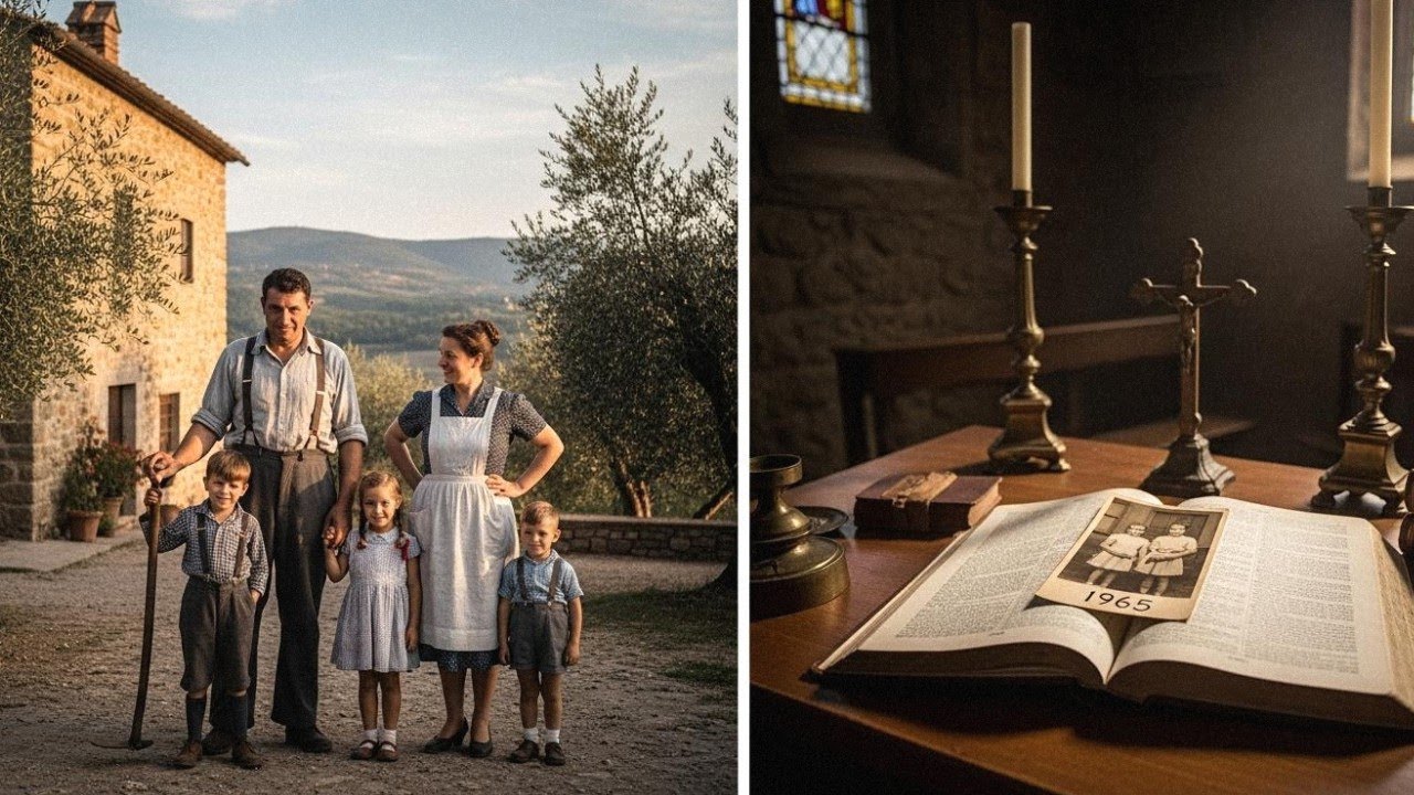Famiglia contadina scomparsa nel 1952 — 28 anni dopo il parroco scopre una foto tra le pagine della