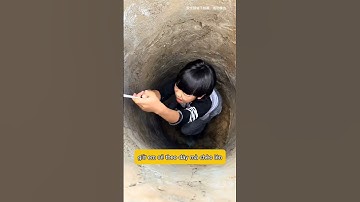 Cậu bé Bị rơi Xuống Hố Sâu #shorts