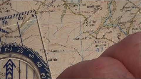 Aiming off - map and compass