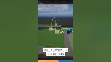 Enemy AI Jumping to Chase Player using Nav Links in Unreal Engine 5 #ue5 #gamedev #combat #tutorial