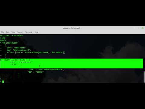 Basic mongodb commands and authentication
