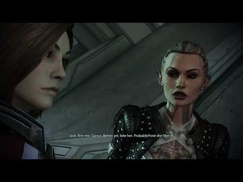 Jack teasing Femshep/Garrus