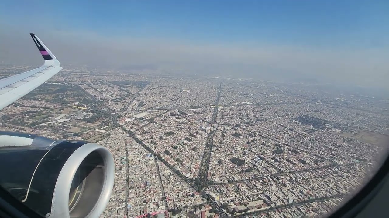 Takeoff from Mexico City- Volaris A320