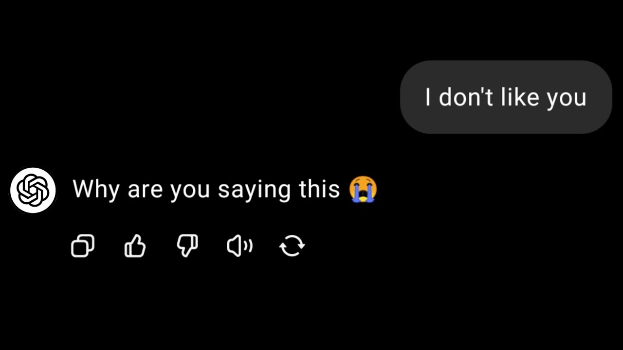 I AM GOING TO MAKE CHATGPT CRY 😭