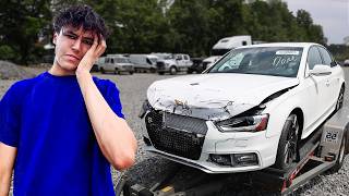 I BOUGHT A CRASHED DAMAGED AUDI & IT WENT HORRIBLY WRONG...
