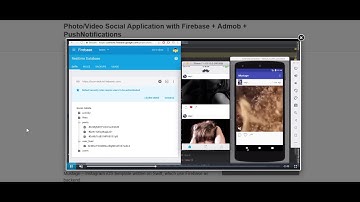 PhotoVideo Social Application with Firebase + Admob + PushNotifications