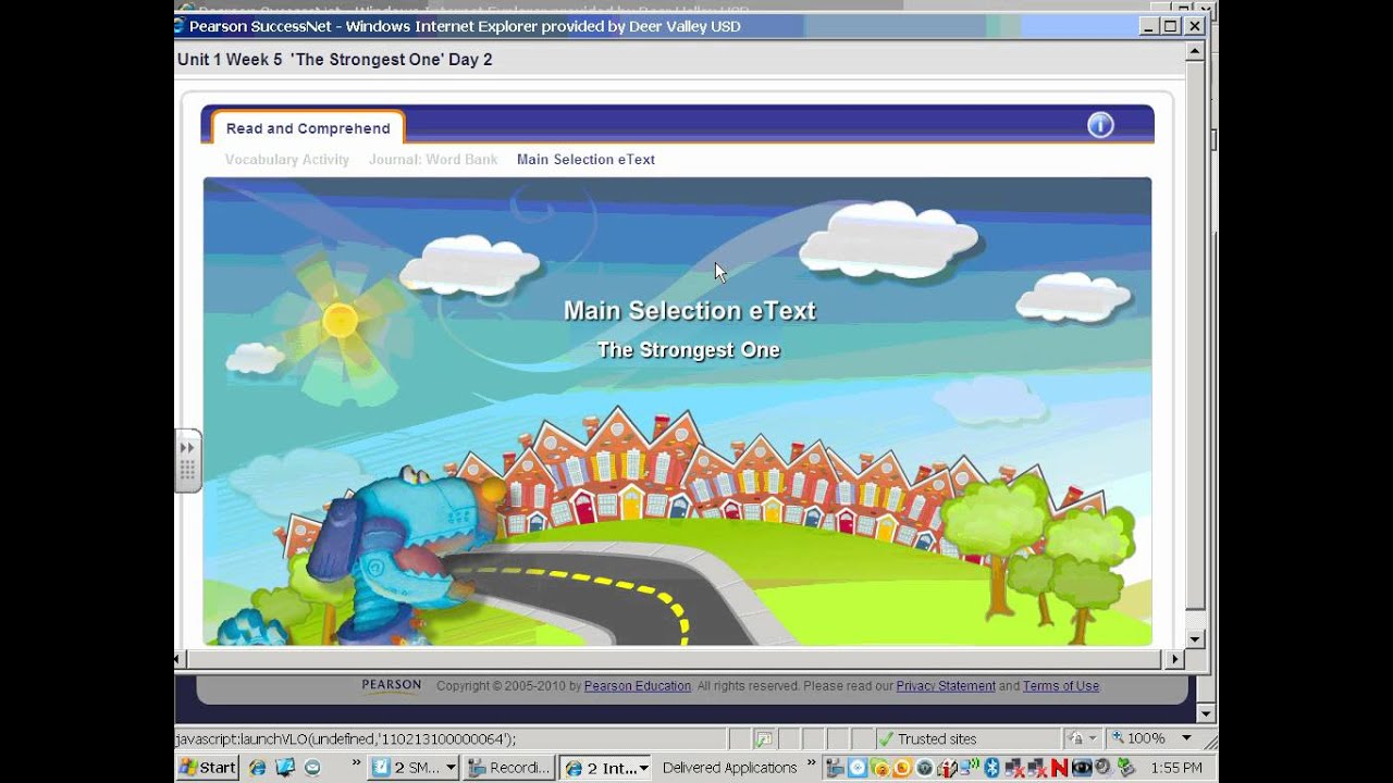 Pearson Reading YouTube