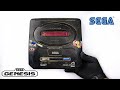 Restoration and repair a junk sega mega drive2 retro console classic games  asmr