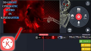 How to make a 3D cinematic ghost intro for YouTube in kinemaster free on android|👈😱😱😱