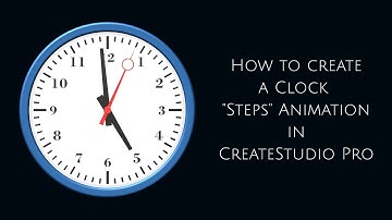How to create a Clock "Steps" Animation in CreateStudio Pro