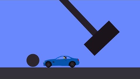 Algodoo Car Crashes & Destruction #155 | Crazy Phun Algodoo Car Crash Tests