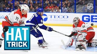 Tyler Johnson records fourth career hat trick