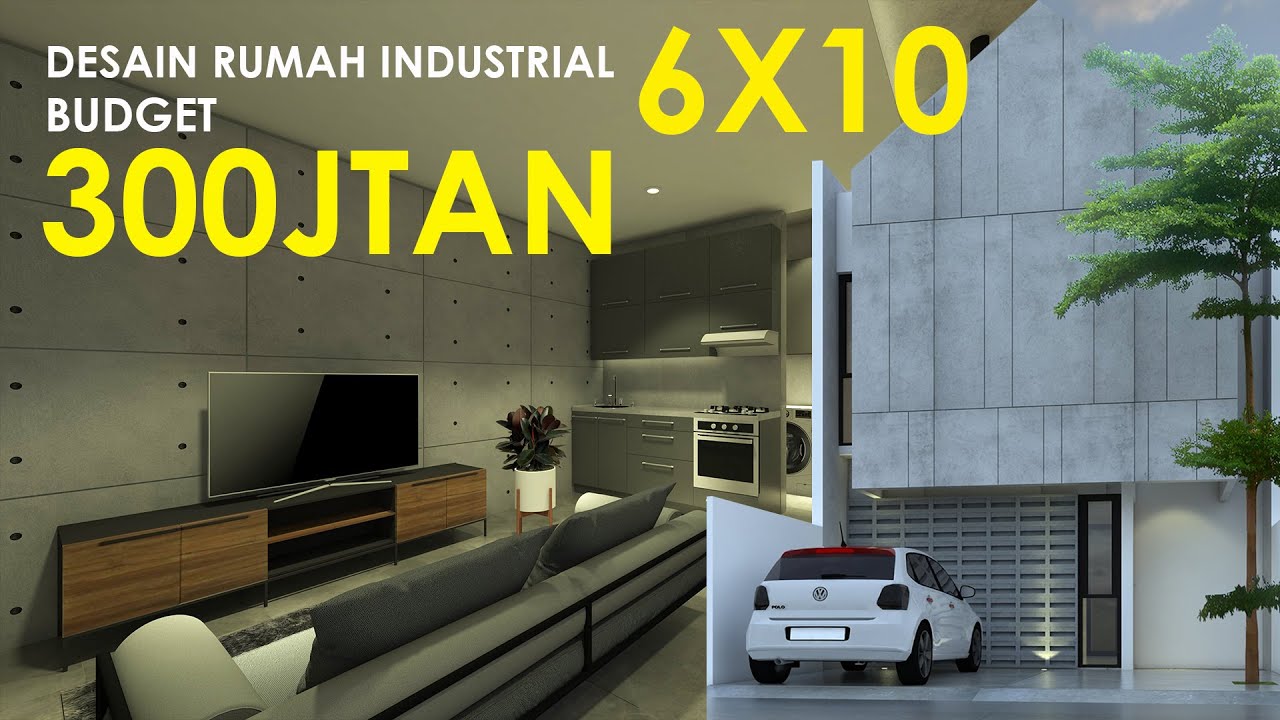 Sharing Design 01 Desain  rumah  Unik Minimalis  Industrial  