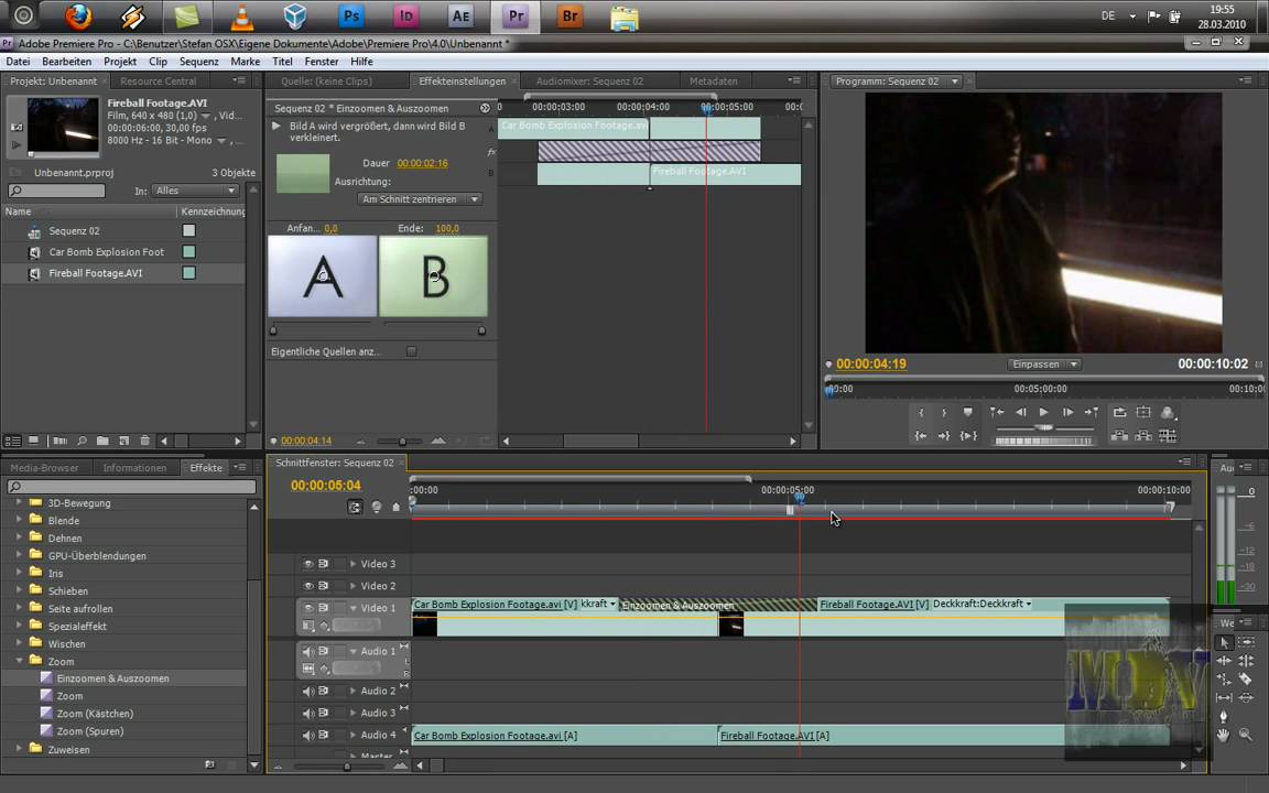 video adobe premiere pro cs4