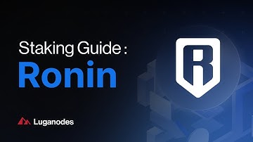 How to Stake $RON | Ronin Staking Tutorial