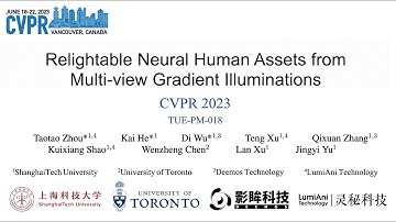 [CVPR2023] Relightable Neural Human Assets from Multi-view Gradient Illuminations