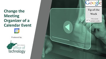 Change the Meeting Organizer of a Calendar Event