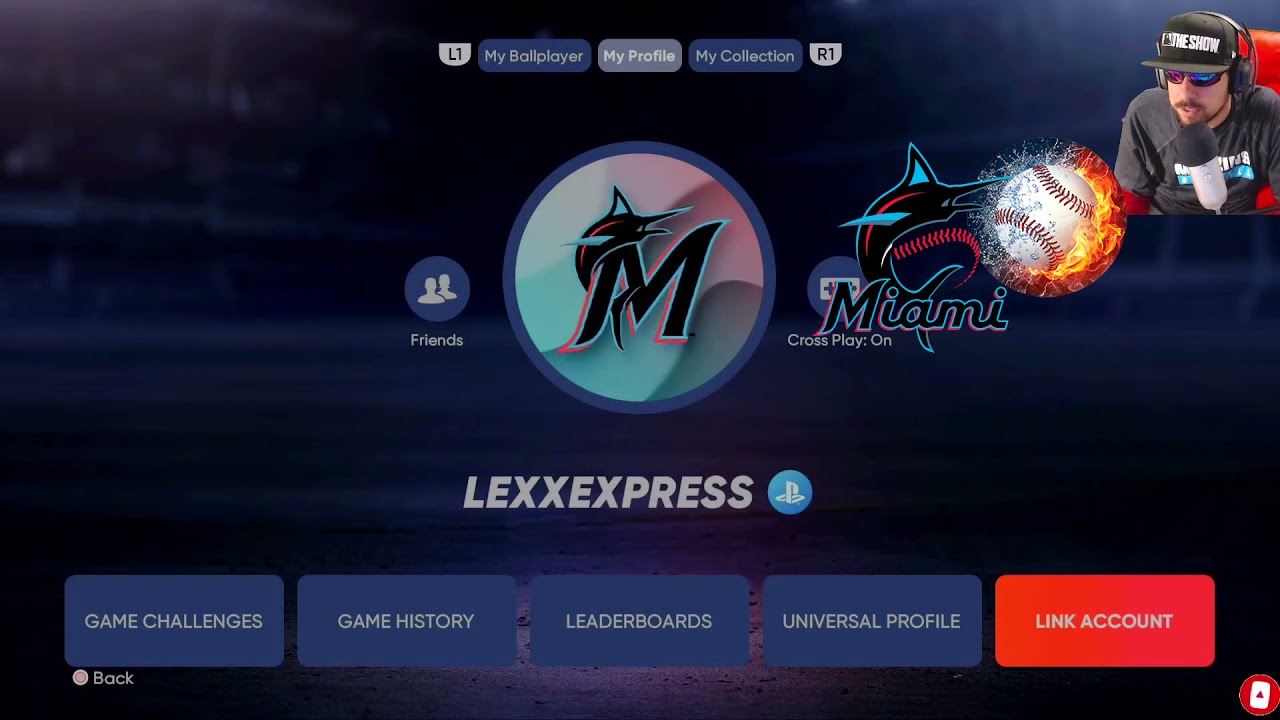 How to LINK ACCOUNT for cross platform saves in MLB The Show 21