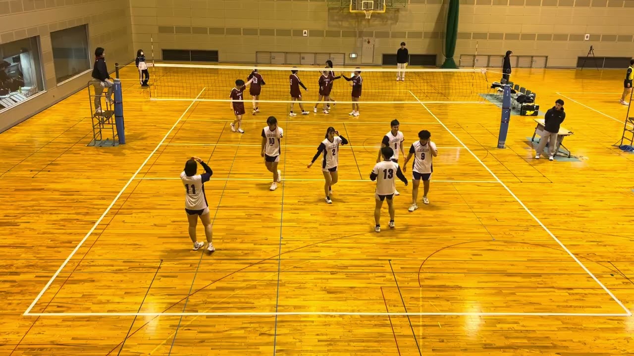 2026.03.08 春の混合バレー 微男微女VSバケモノ B.B側