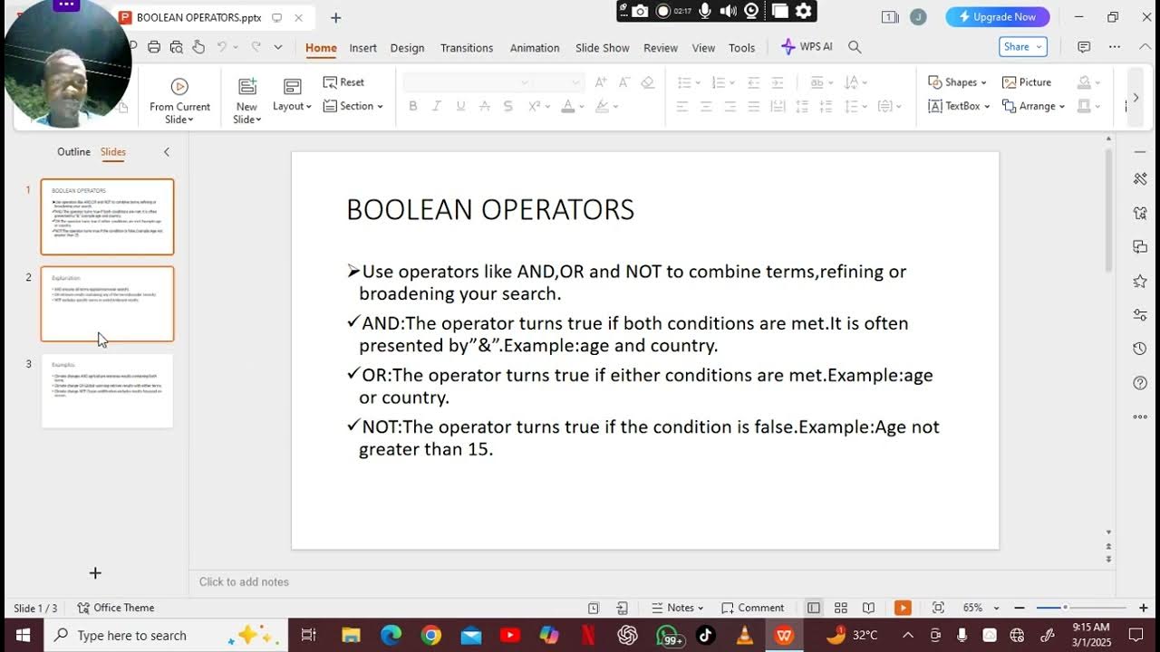 How to use Boolean operators as search stratergy - YouTube