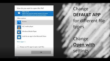 How to change Default Apps in Windows 10 | 
