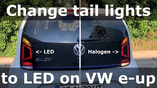 How to change the tail lights to LED on Volkswagen eup.