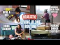 Realistic living alone routine in mumbai  cooking grocery shopping laundry day  shalini mandal