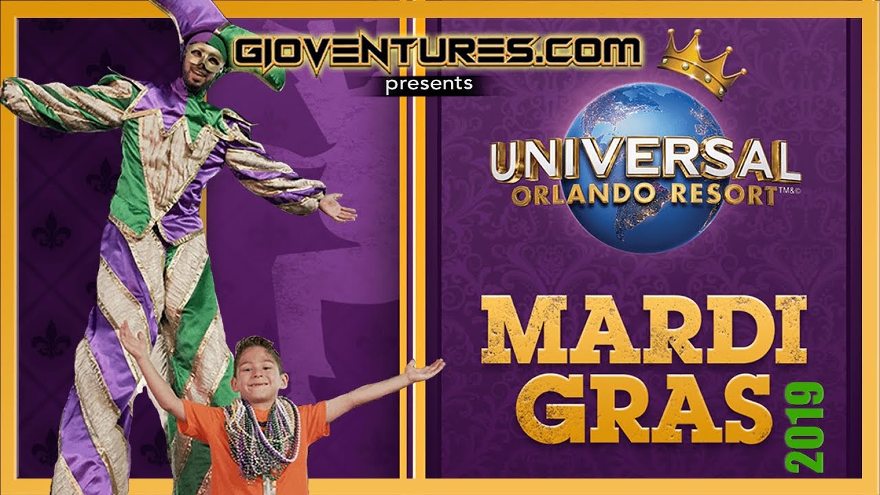 Universal Orlando Mardi Gras Parade 2019 - Entire Parade - MARDI GRAS - YouTube