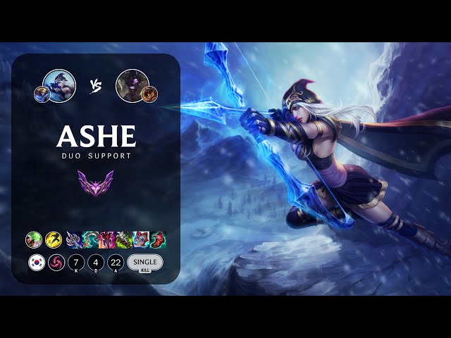 Ashe Support vs Alistar - KR Master Patch 13.19 - YouTube