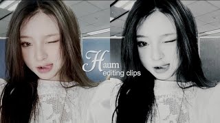Haum Clips For Editing