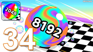 Ball Run 2048 - Gameplay Walkthrough Part 34 - Level 559-594 (iOS, Android)