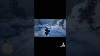 Red Dead Redemption 2 - How Not to go Down The Mountain. #gaming #games #reddeadredemtion2