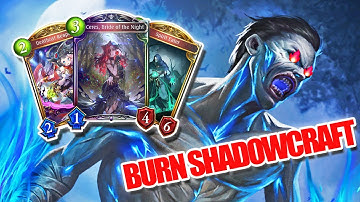 【SHADOWVERSE】HITTING THE FACE WITH FIRE! Burn Shadowcraft, Omen of Storms Rotation