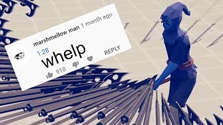 FUNNIEST COMMENTS COMPILATION - Totally Accurate Battle Simulator TABS