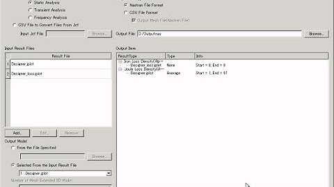 JMAG-Designer:Multi-Purpose File Export (Transferring JMAG Results to Other Software)