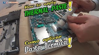 DIY HOW TO APPLY Processor THERMAL PASTE? How much QUANTITY? Notebook PC HEATS, TURNS OFF, NOISE? screenshot 2