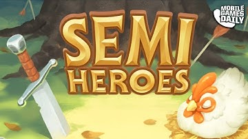 SEMI HEROES Gameplay Walkthrough Part 1 - Getting started (iOS Android)