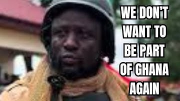We want to be separated from Ghana - Ashanti bodyguard says in a viral video