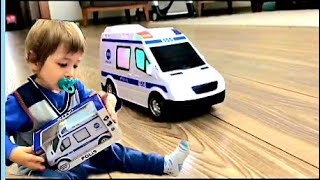 Işıklı Sesli Gerçek Polis Arabası Siren Sesi لعبة سيارة الشرطة صوت صفارات الانذار Polis Ekip Otosu