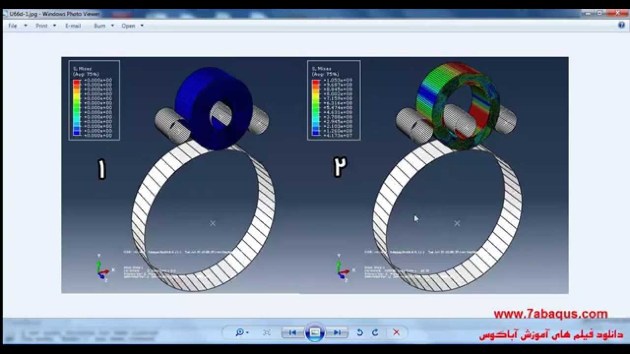 simulation ring rolling abaqus YouTube