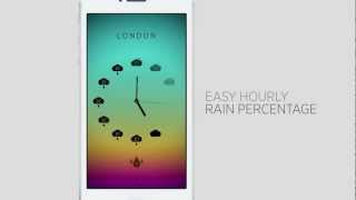 Climate Clock App for iPhone/iPod - Minimal Hourly World Weather Forecast [Best Weather App] image