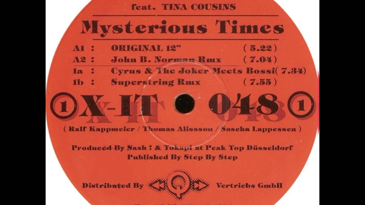 Sash Feat Tina Cousins Mysterious Times