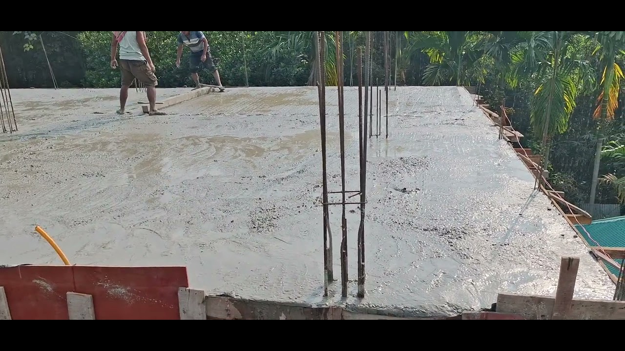 First floor roof slab casting on 17.01.2026 