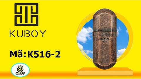 Bật lửa xăng đá chất lượng màu đồng đỏ đẹp lạ Kuboy K516-2 - Ambe.vn