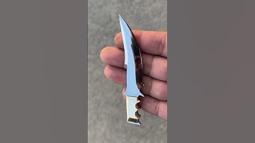 Mini knife forged #forging #creative #miniature